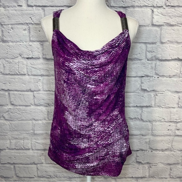 UNLISTED by Kenneth Cole Cowl Neck Sleeveless Dress Top Size Small - Picture 2 of 11